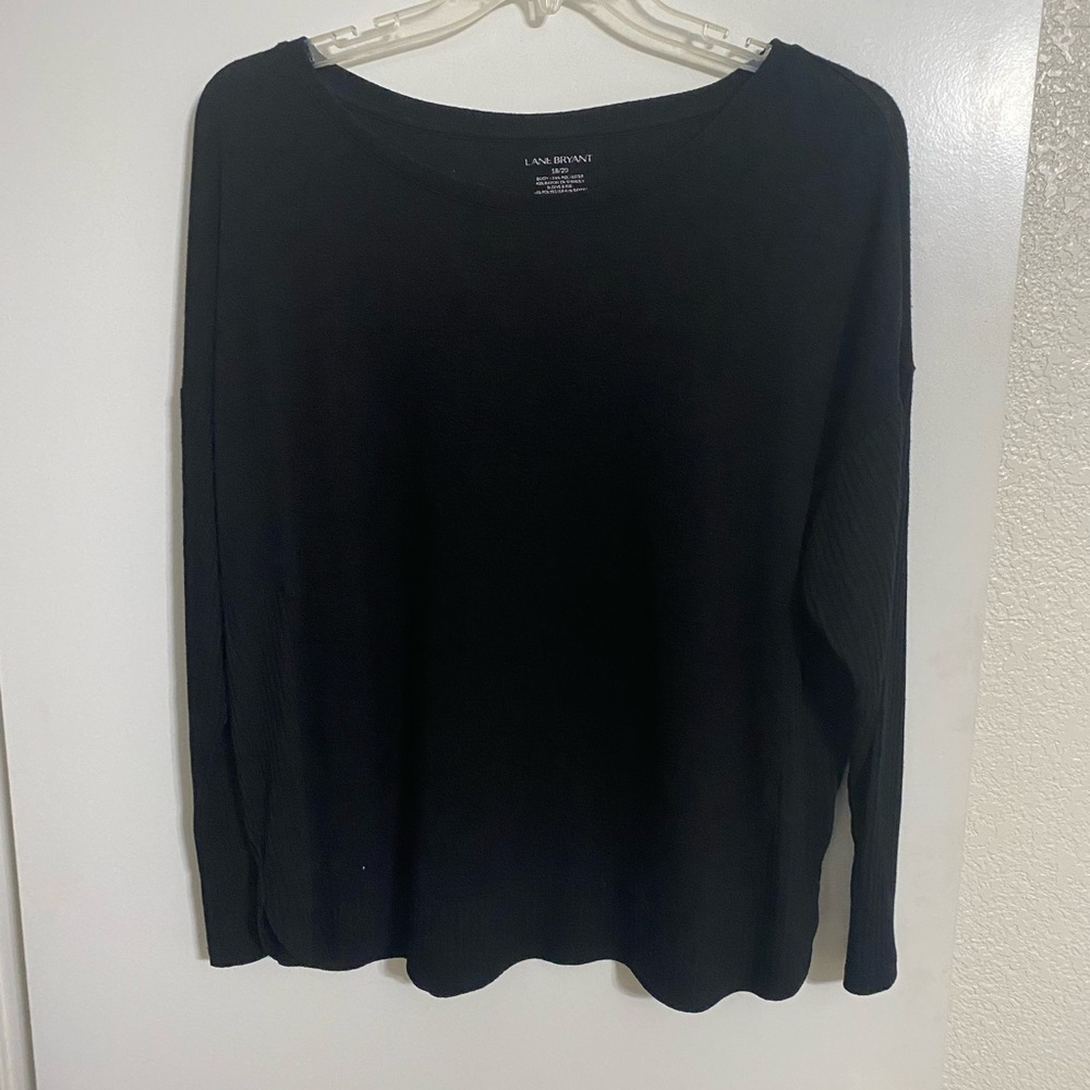 Lame Bryant black sweater